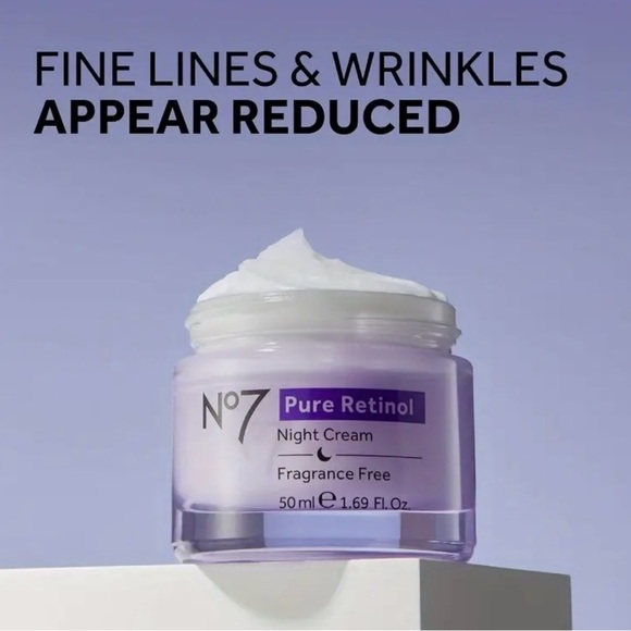 No7 Pure Retinol Night Repair Cream With Collagen Technology New In Box - Picture 3 of 8